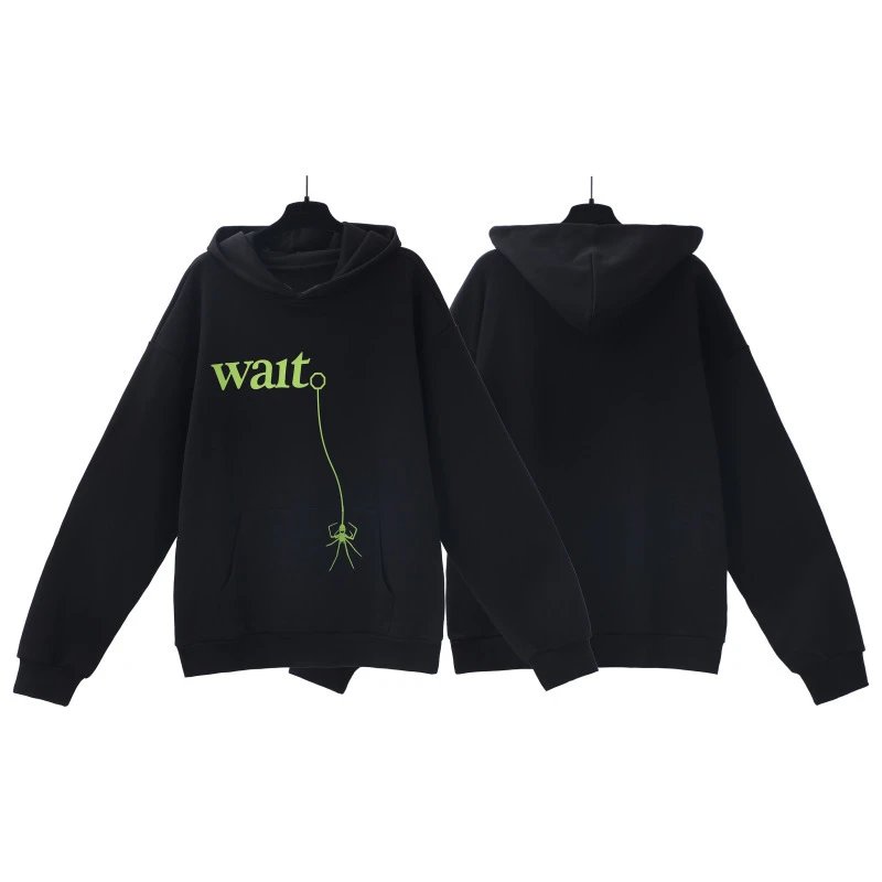 Sp5der Web Print Hoodie Black
