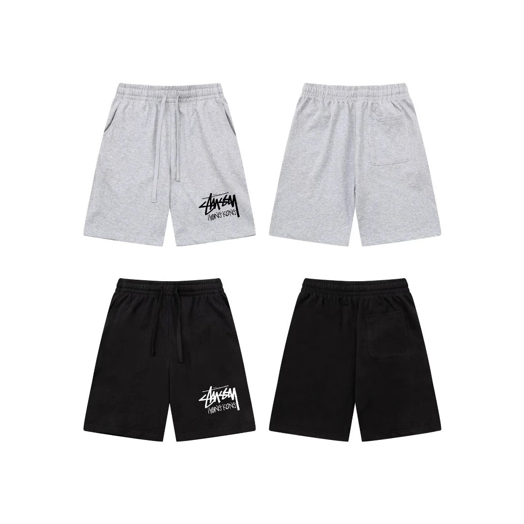 Stussy Logo Graphic Sweat Shorts Multi-Color