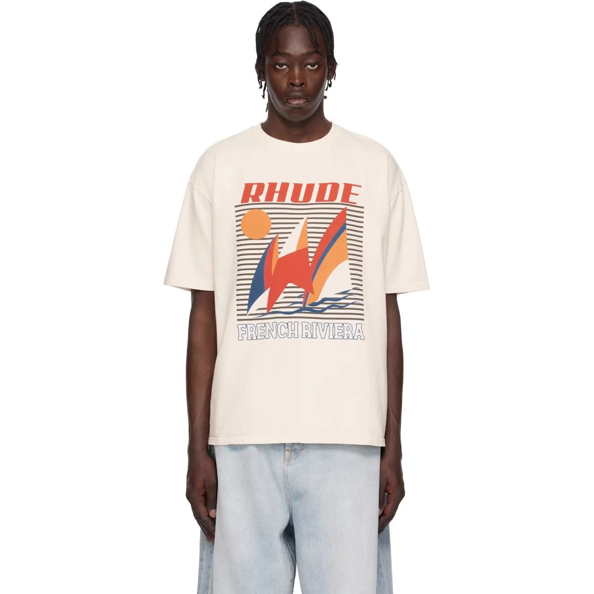 RHUDE Sardines Graphic Tee Multicolor