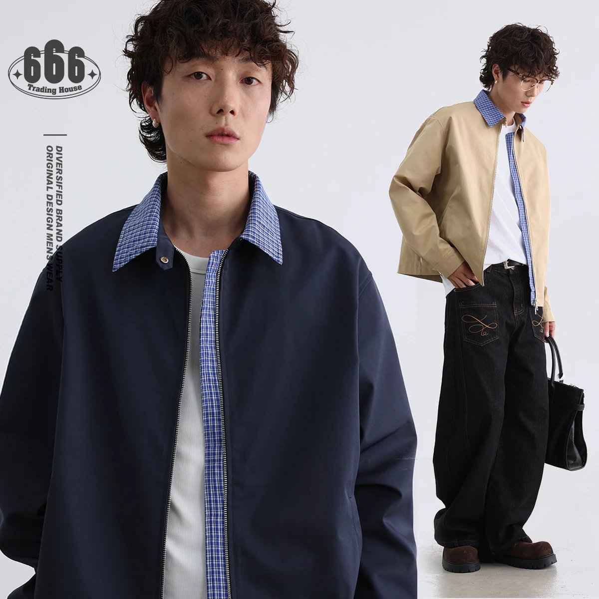 Answer Me Cleanfit Washed Workwear Jacket Multi-color