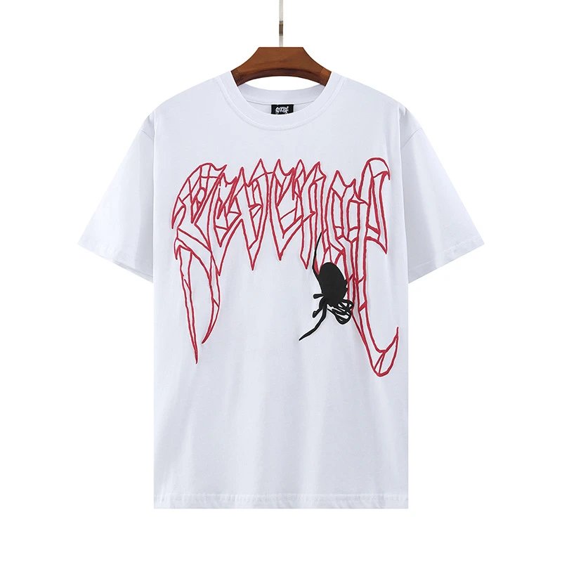 Revenge Halloween Spider Skull Tee Multicolor