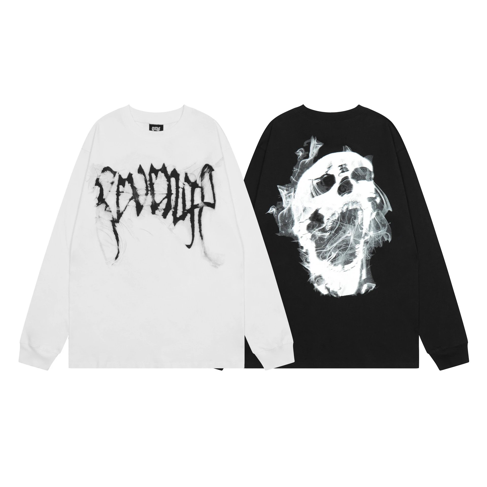 Revenge Skull Smoke L/S Tee Multicolor