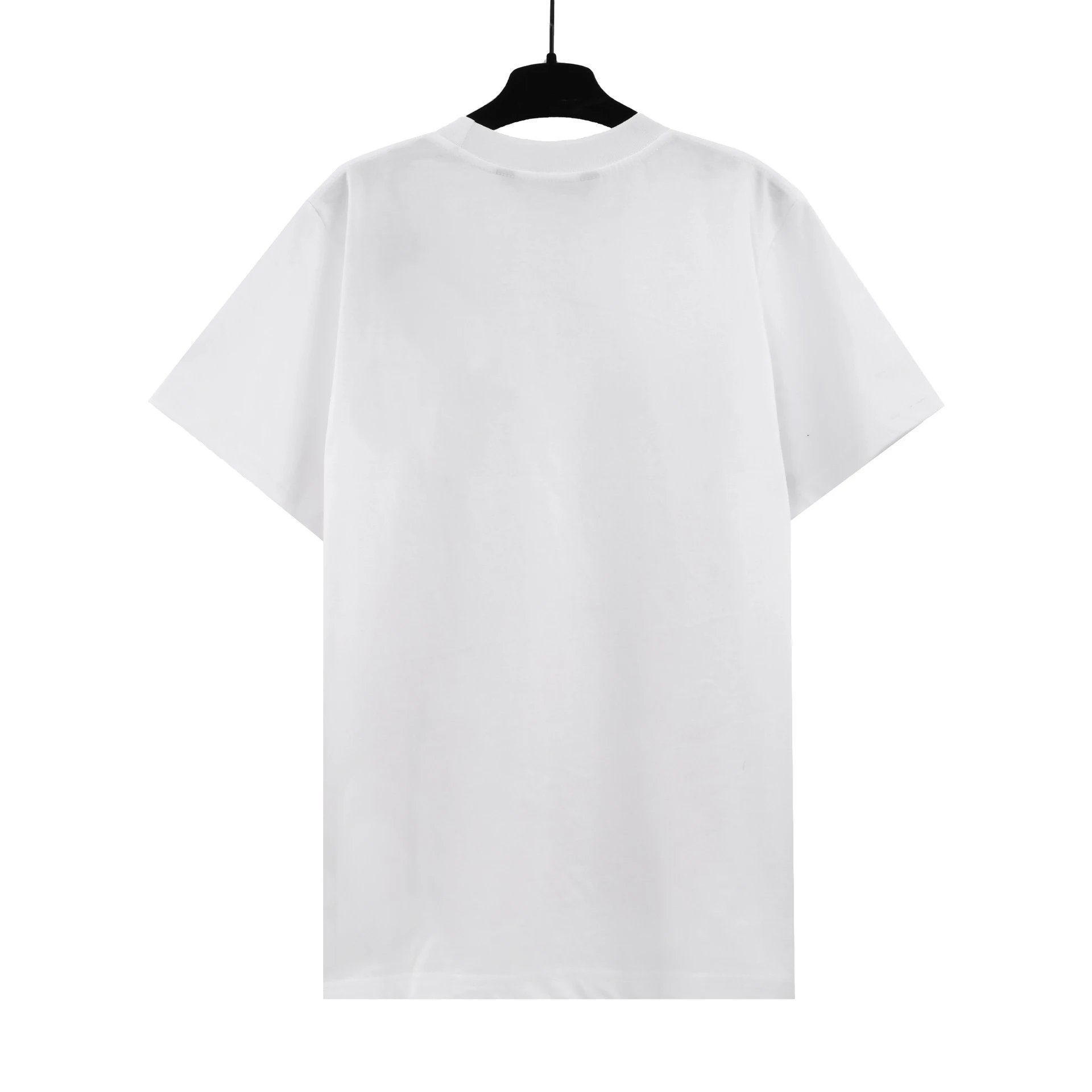 Palm Angels Paint Print Logo Tee White/Pink