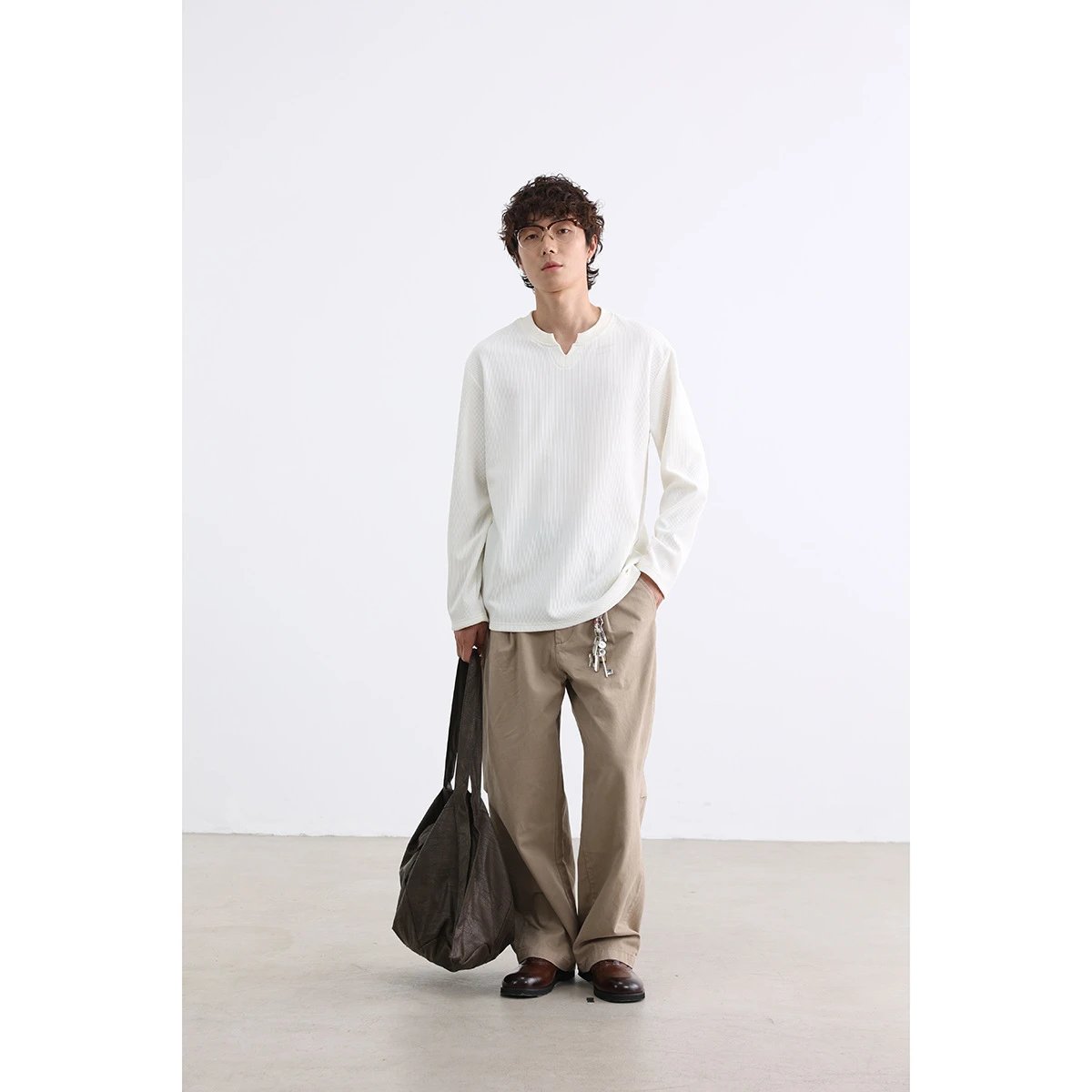 Answer Me Retro Rib Knit Pullover Multicolor
