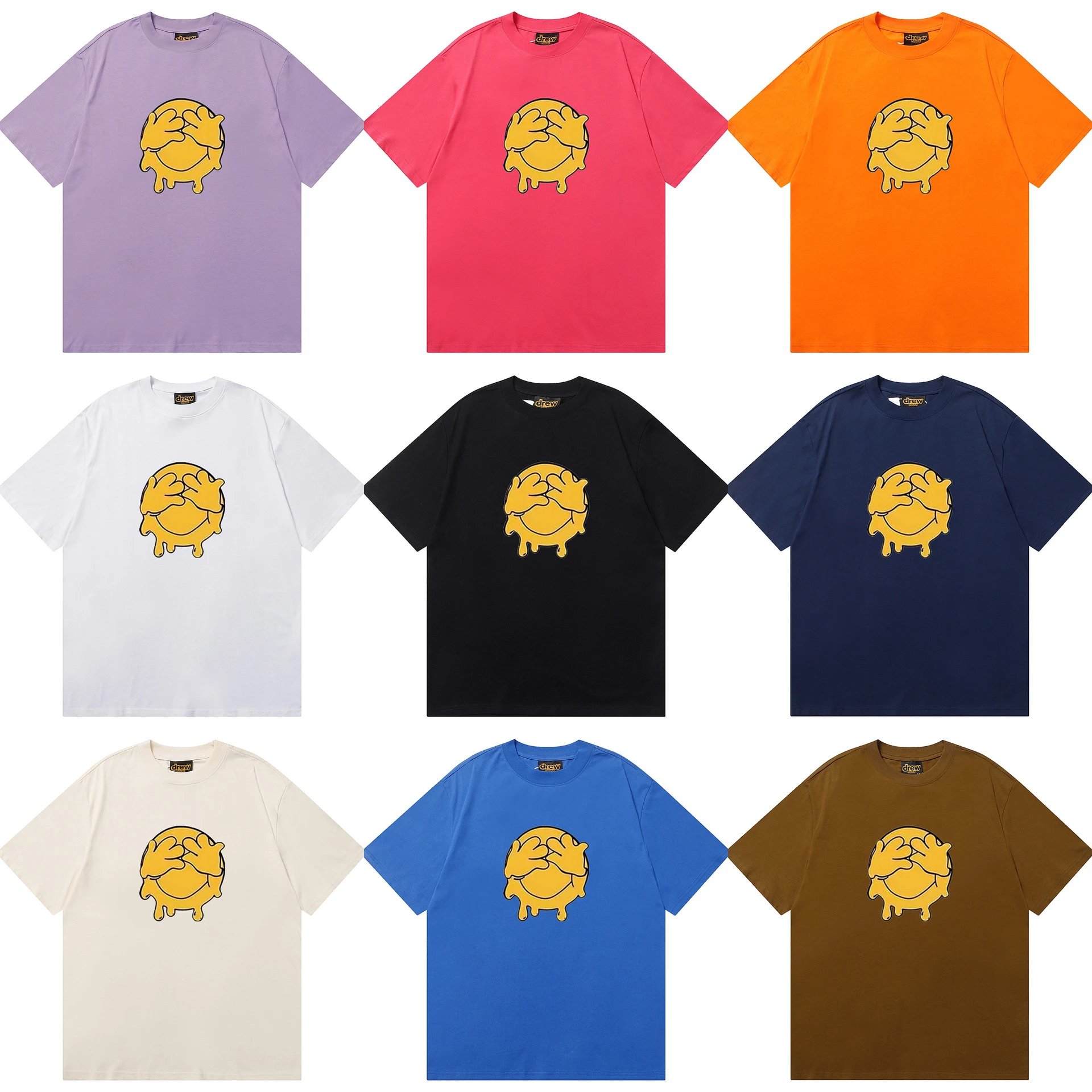 Drew House Melting Smiley Tee Multicolor