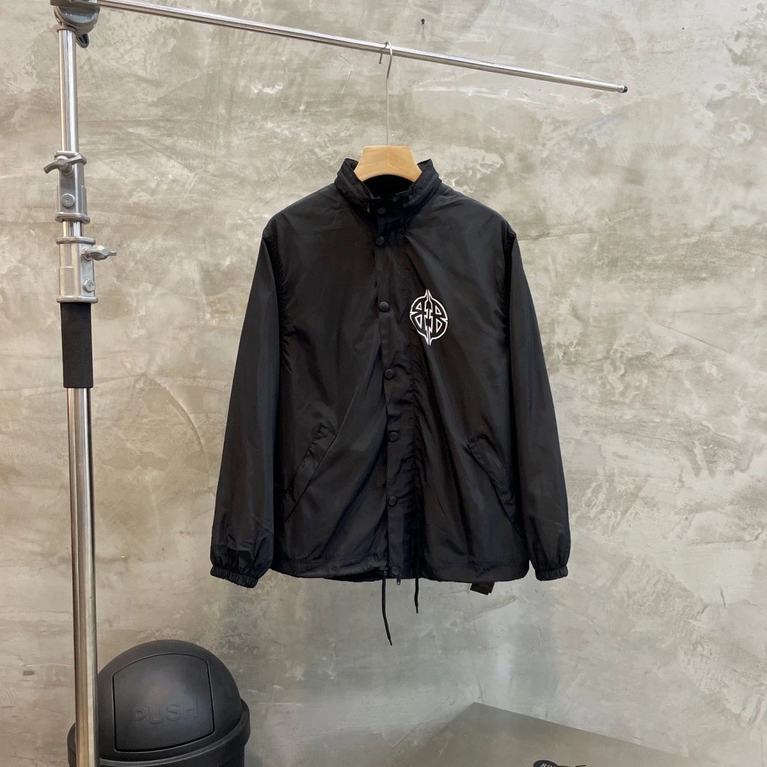 Other Eiffel Tower Windbreaker Jacket Black