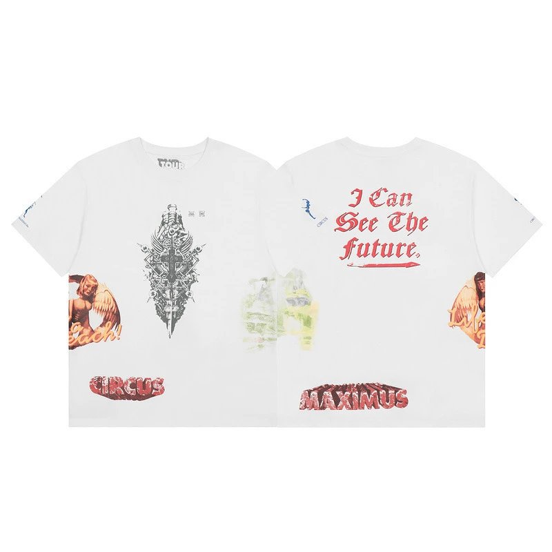 Travis Scott Utopia Graphic Tee White