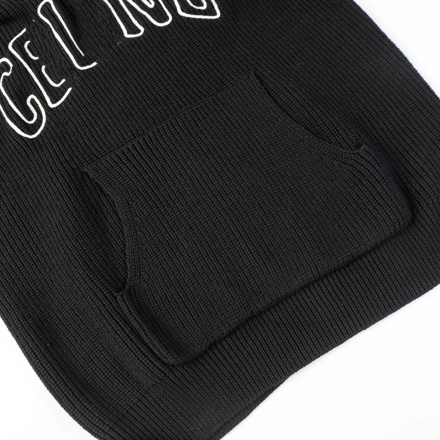 Celine CELINE Embroidered Knit Hoodie Multicolor