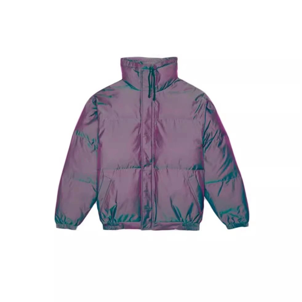 ESSENTIALS Oversized Puffer Jacket Full-Zip Black