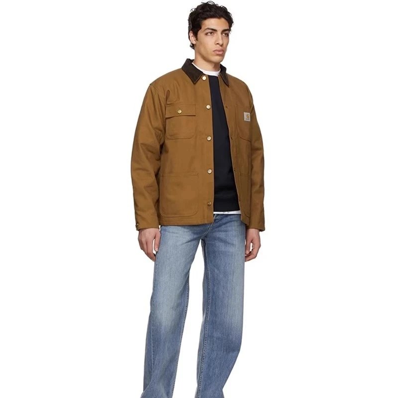 Carhartt FW22 Michigan Multi-Pocket Work Jacket Brown