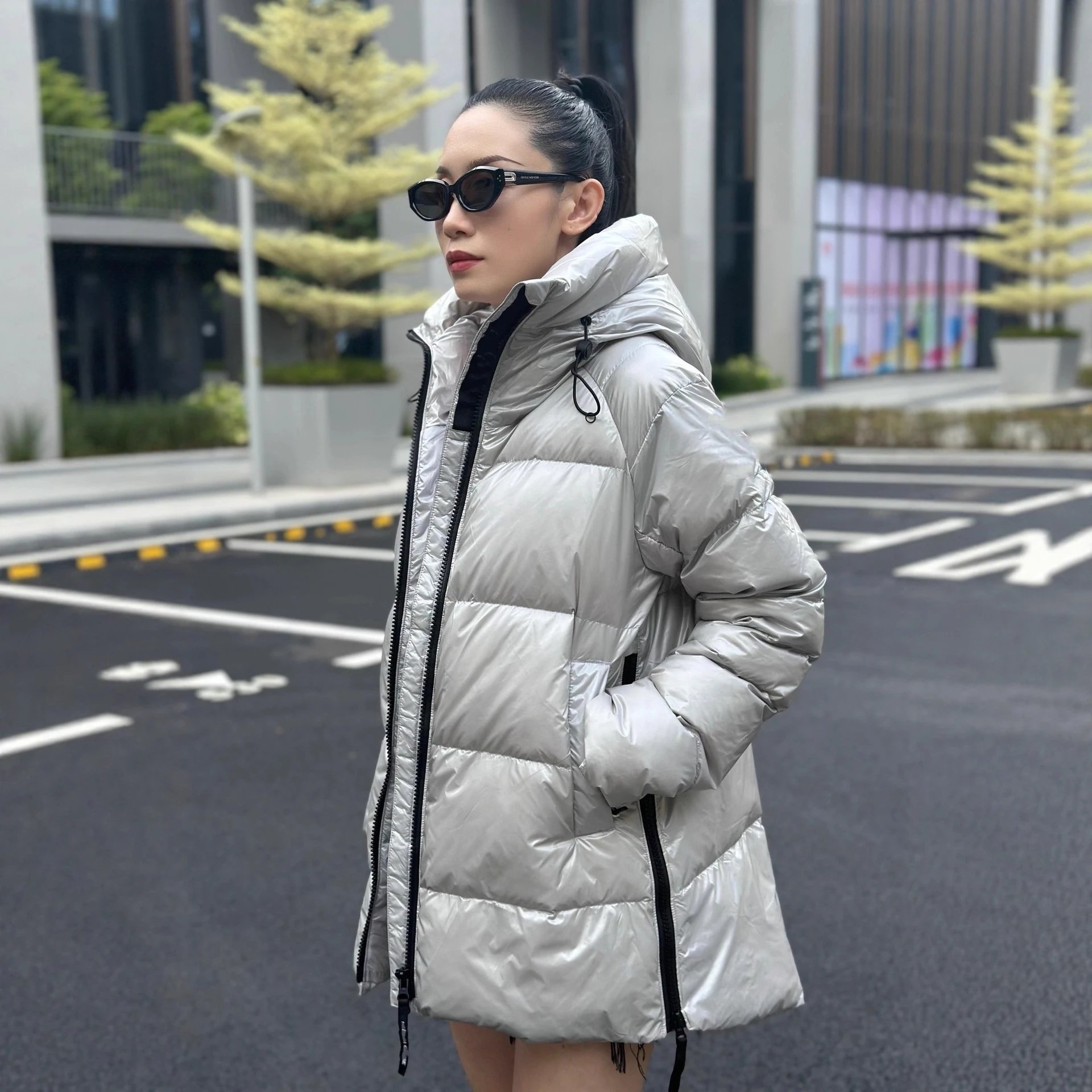 Canada Goose Crofton Puffer Parka Jacket Women Multicolor