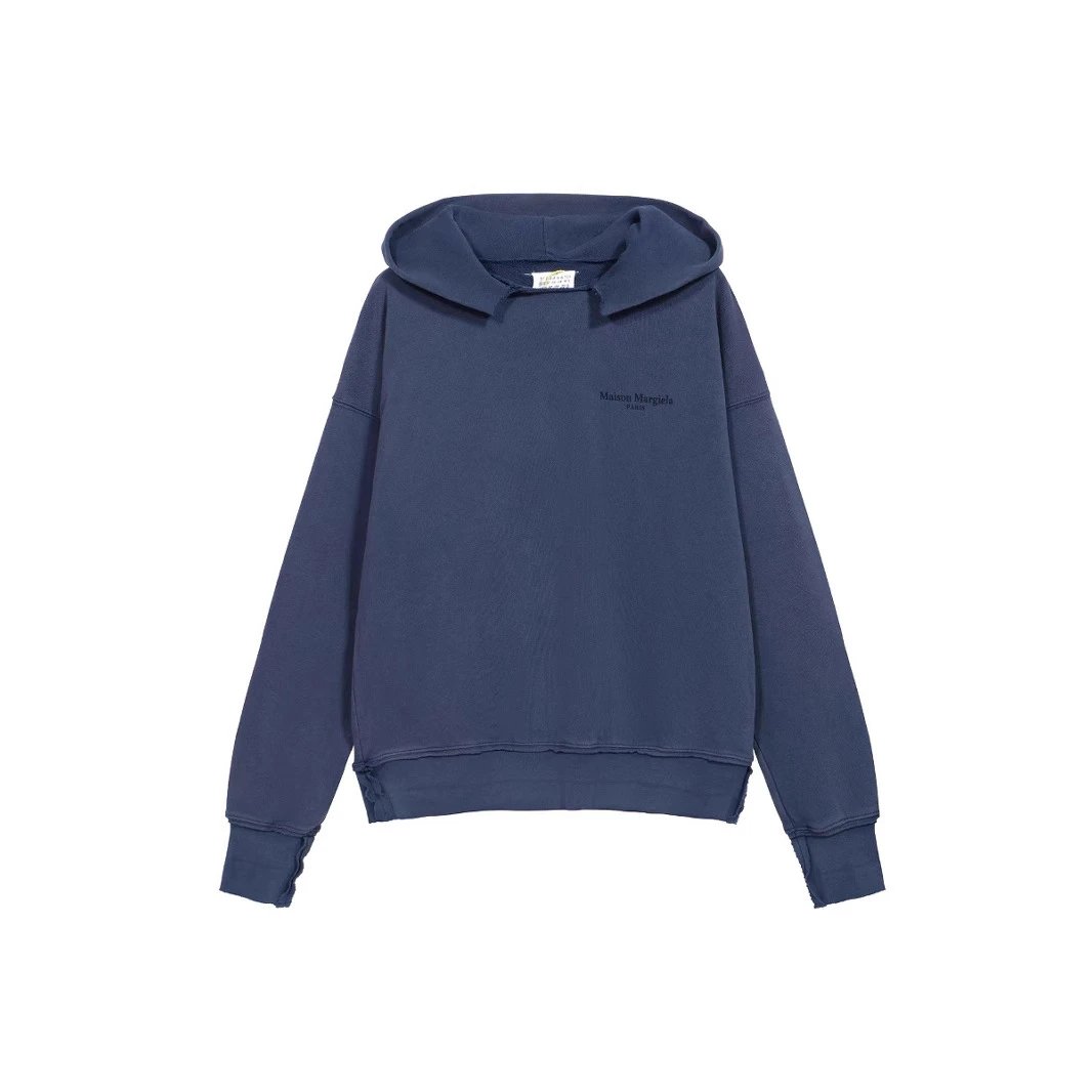 MM6 Maison Margiela Gradient Flower Hoodie Navy Blue