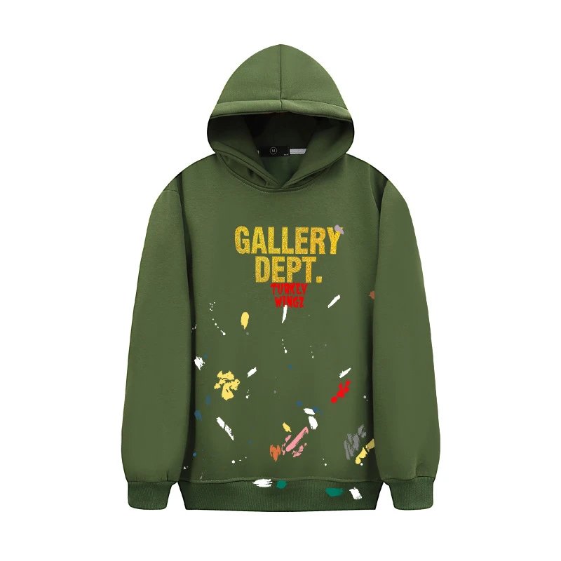 Gallery Dept Paint Splatter Fleece Hoodie Multicolor