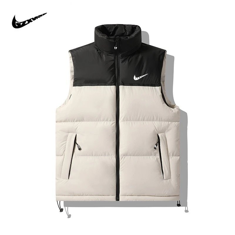 Nike Puffer Vest Stand Collar Multicolor