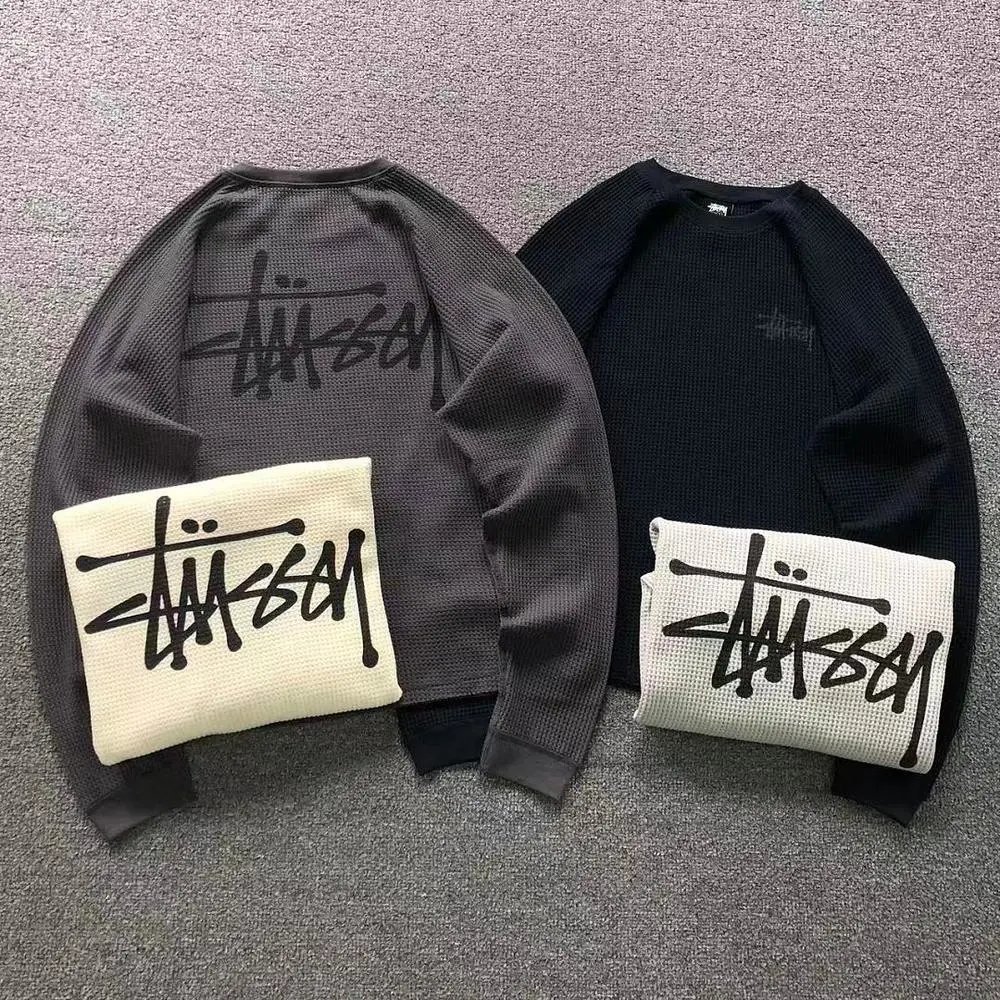 Stussy waffle long sleeve shirt — W2CFinds curated find