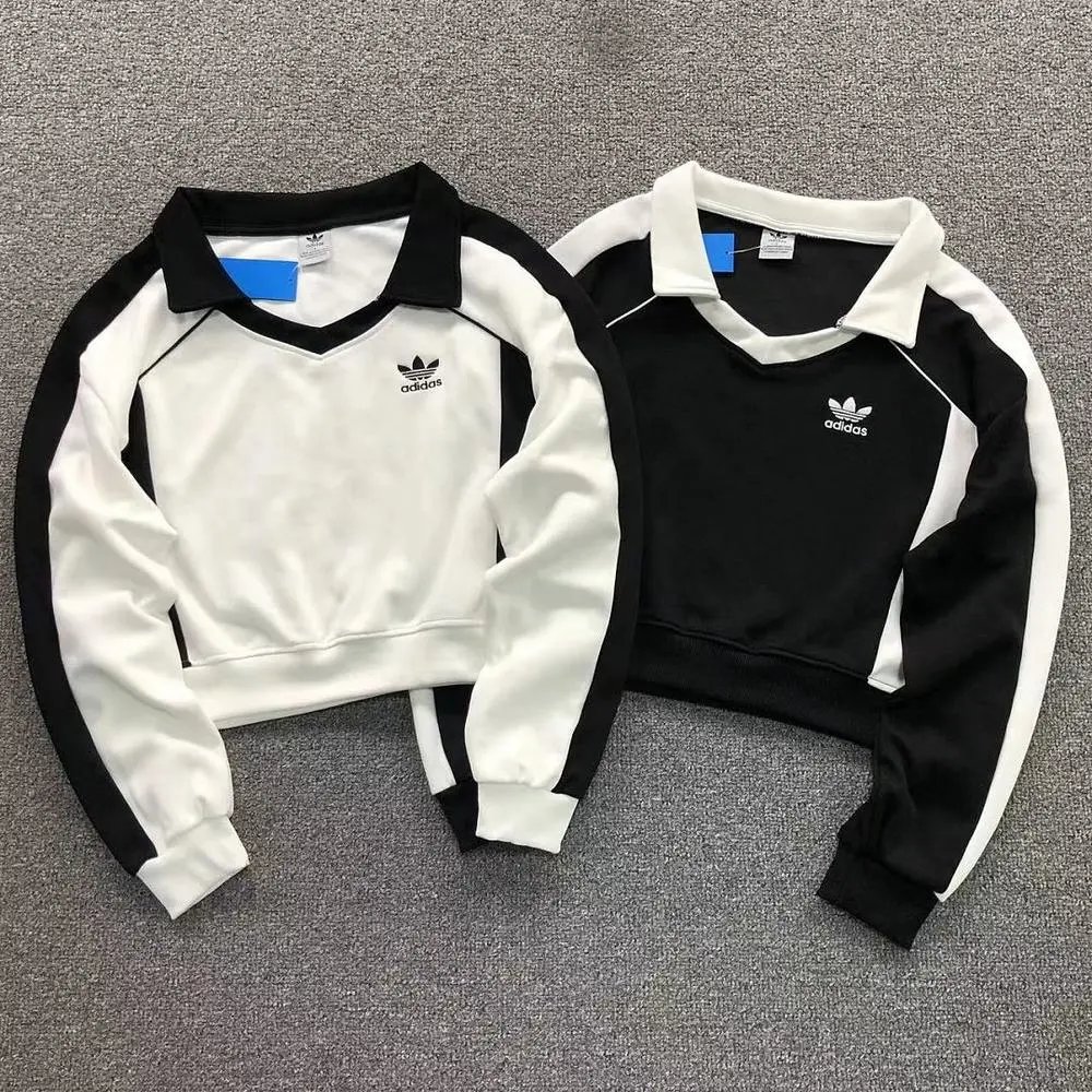 Adidas cropped polo sweatshirt — W2CFinds curated find