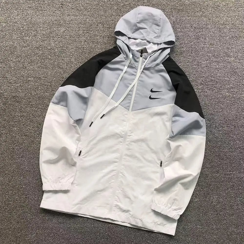 Nike color block hooded windbreaker jacket — W2CFinds curated find