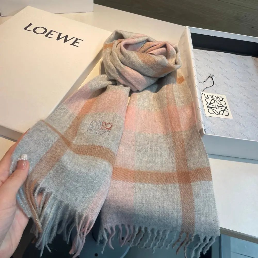 Loewe Scarves Fringed Anagram Scarf image 3