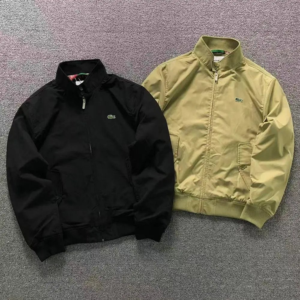 Lacoste stand collar zip jacket — W2CFinds curated find