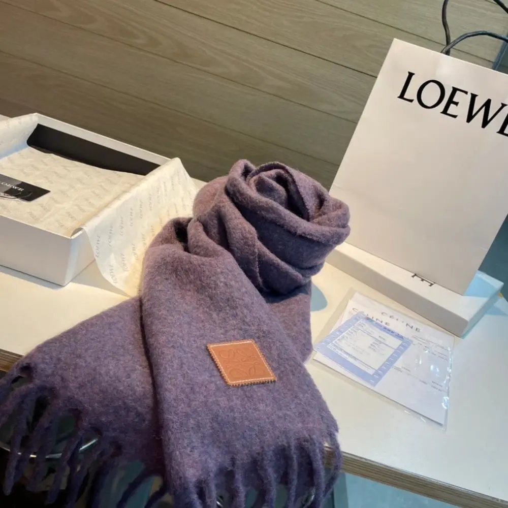 Loewe Scarves Fringed Anagram Scarf image 6