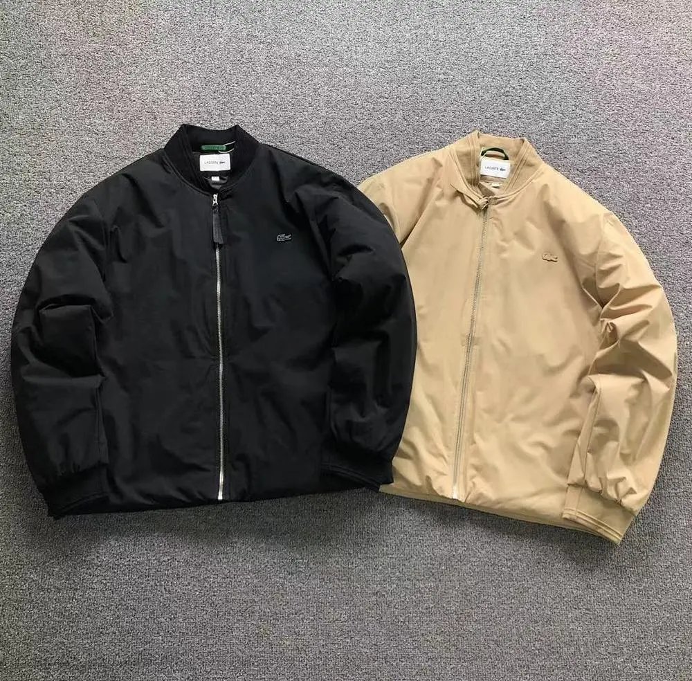 Lacoste baseball collar cotton jacket — W2CFinds curated find