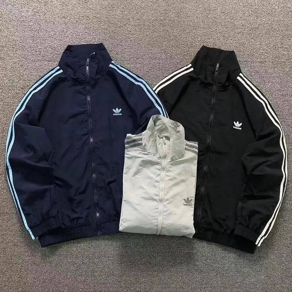 Adidas Originals three stripes windbreaker jacket — W2CFinds curated find
