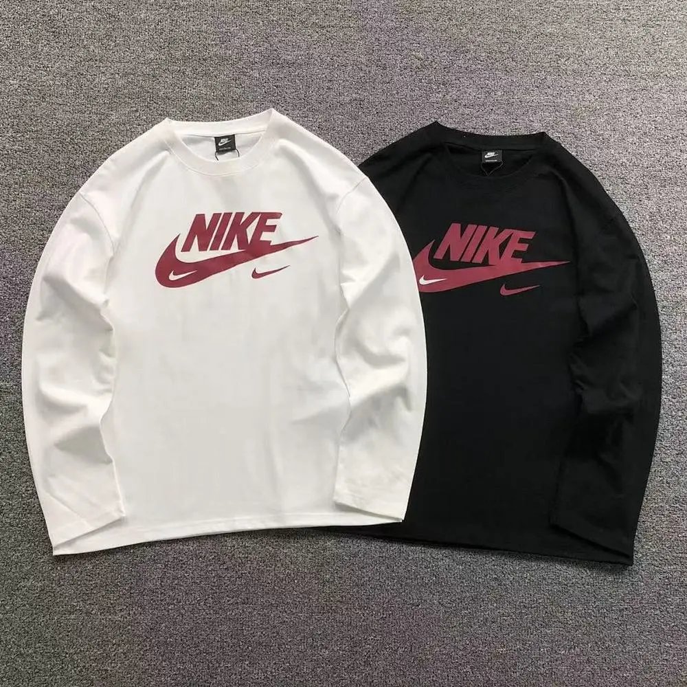 Nike burgundy swoosh logo long sleeve shirt — W2CFinds curated find