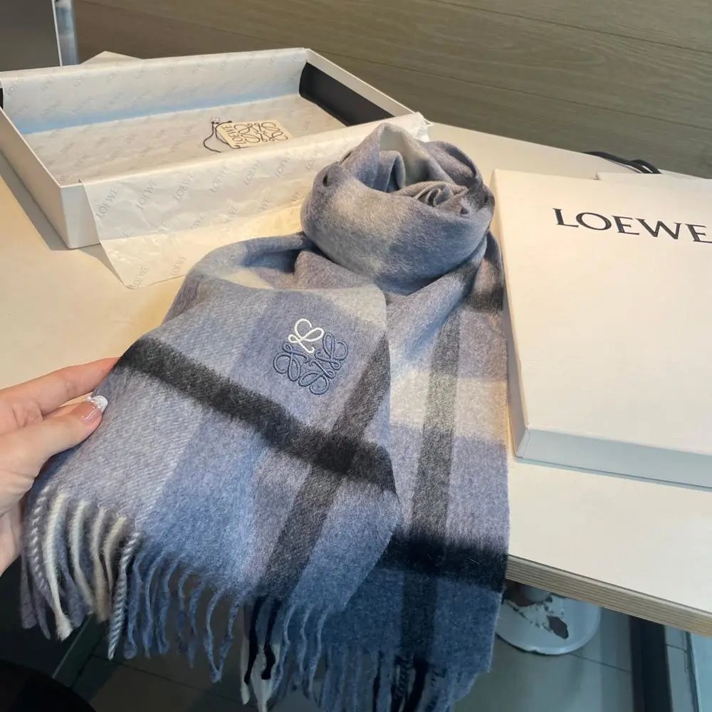 Loewe Scarves Fringed Anagram Scarf image 4