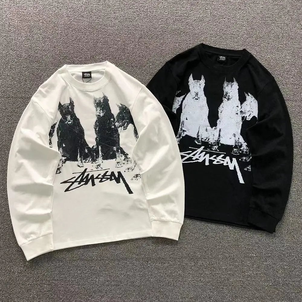 Stussy dog print long sleeve shirt — W2CFinds curated find