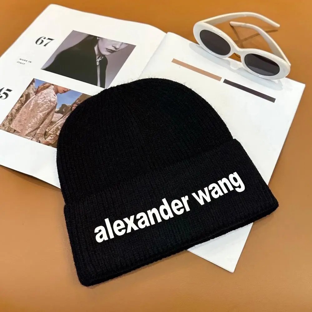 Alexander Wang Hats Rib-knit logo beanie image 8