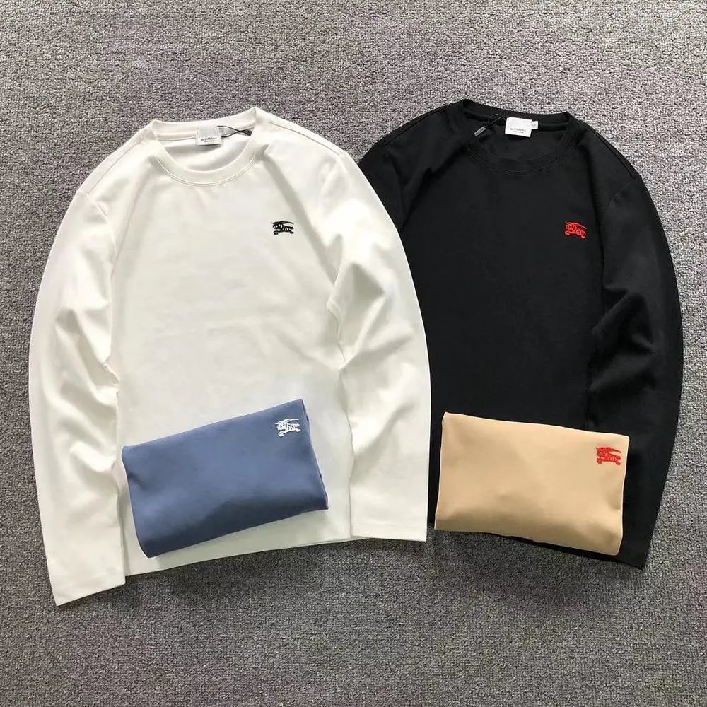Burberry embroidered logo long sleeve shirt — W2CFinds curated find