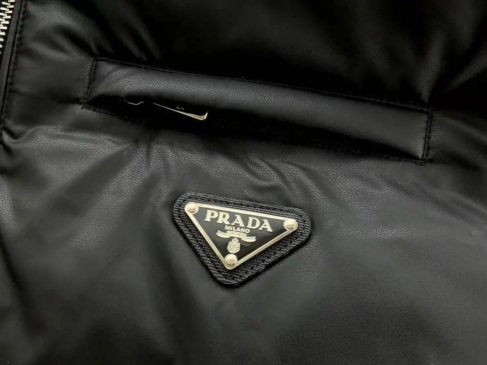Prada Vests Quilted stand-collar puffer vest image 5