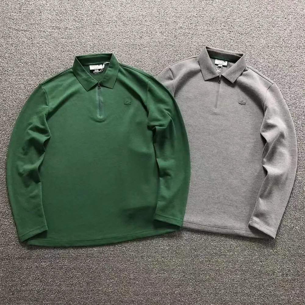 Lacoste half zip polo long sleeve shirt — W2CFinds curated find