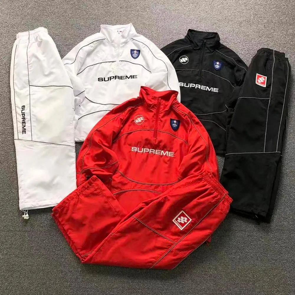 Supreme half zip soccer tracksuit set — W2CFinds curated find