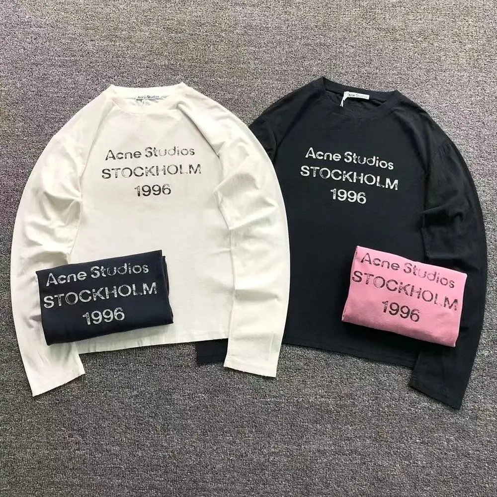 Acne Studios Stockholm 1996 print long sleeve shirt  — W2CFinds curated find