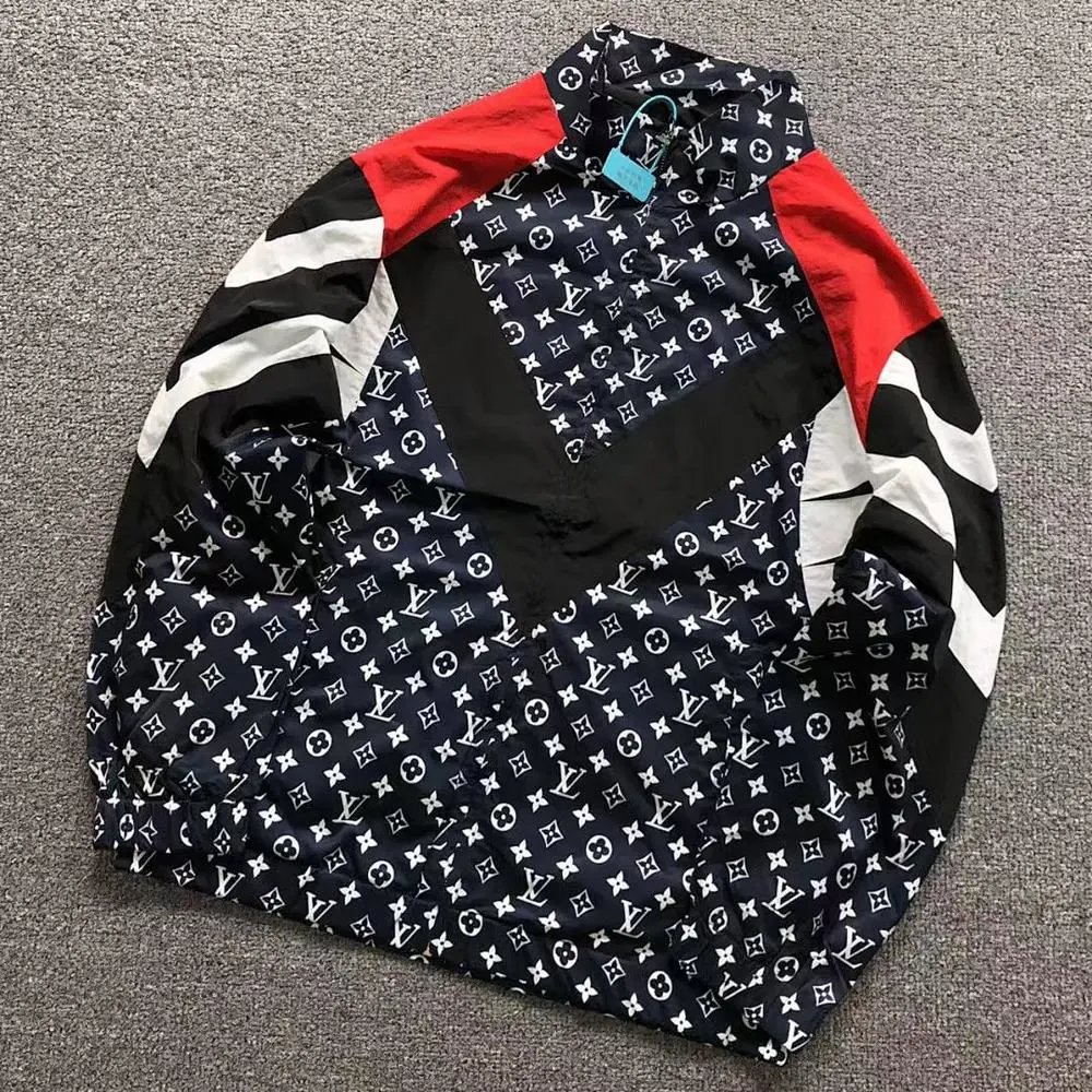 Louis Vuitton monogram color block windbreaker jacket — W2CFinds curated find