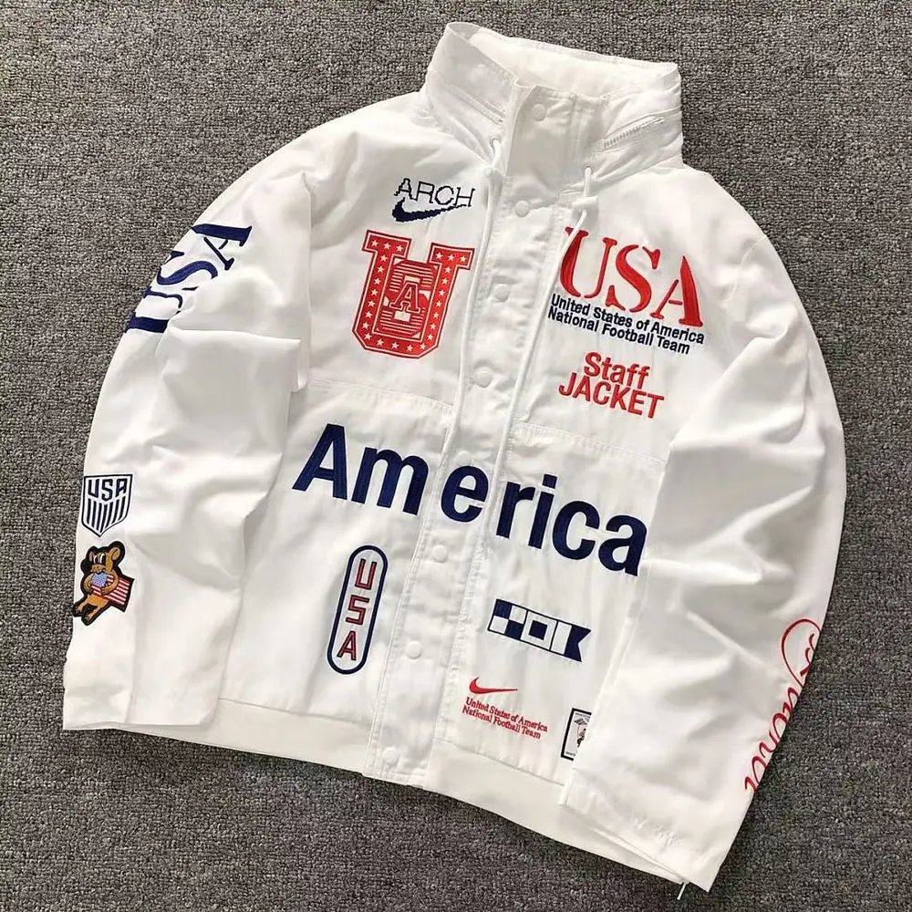 Nike USA print stand collar jacket — W2CFinds curated find