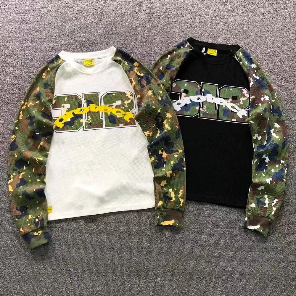 Proct camouflage raglan long sleeve shirt — W2CFinds curated find