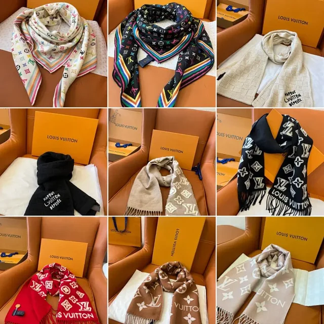 Louis Vuitton Scarves Monogram Scarf product detail image 1