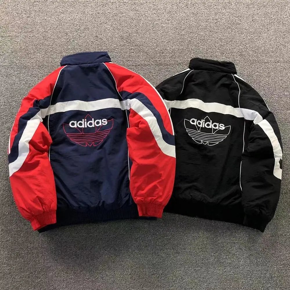 Adidas stand collar cotton jacket — W2CFinds curated find