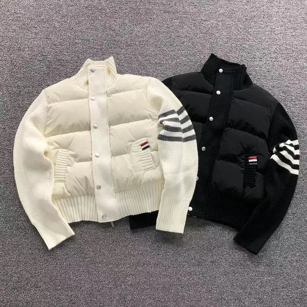 Thom Browne stand collar cotton jacket — W2CFinds curated find