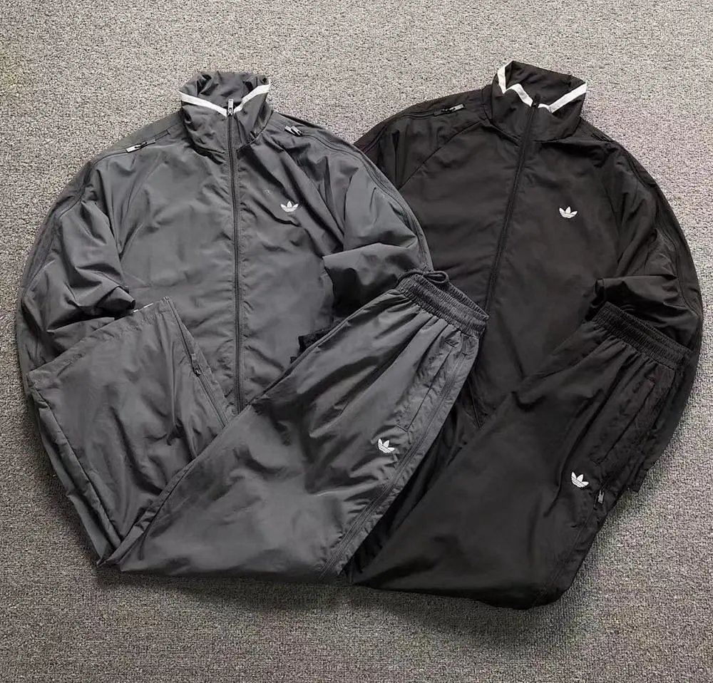 Adidas Originals stand collar windbreaker tracksuit set — W2CFinds curated find