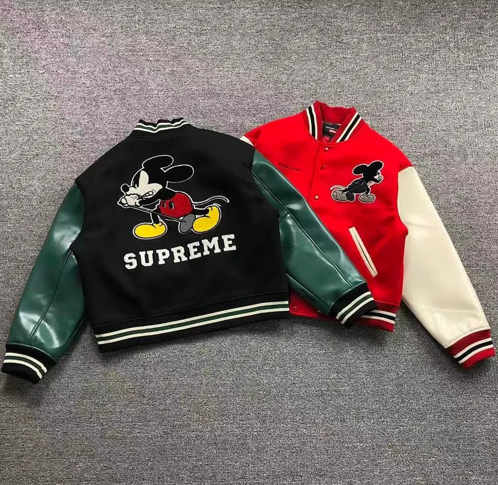 Supreme Mickey Mouse varsity jacket — W2CFinds curated find