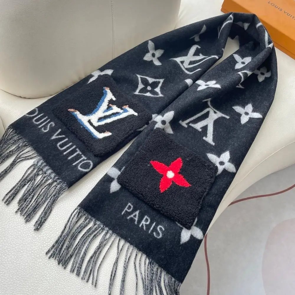 Louis Vuitton Scarves LV Logo Scarf image 7
