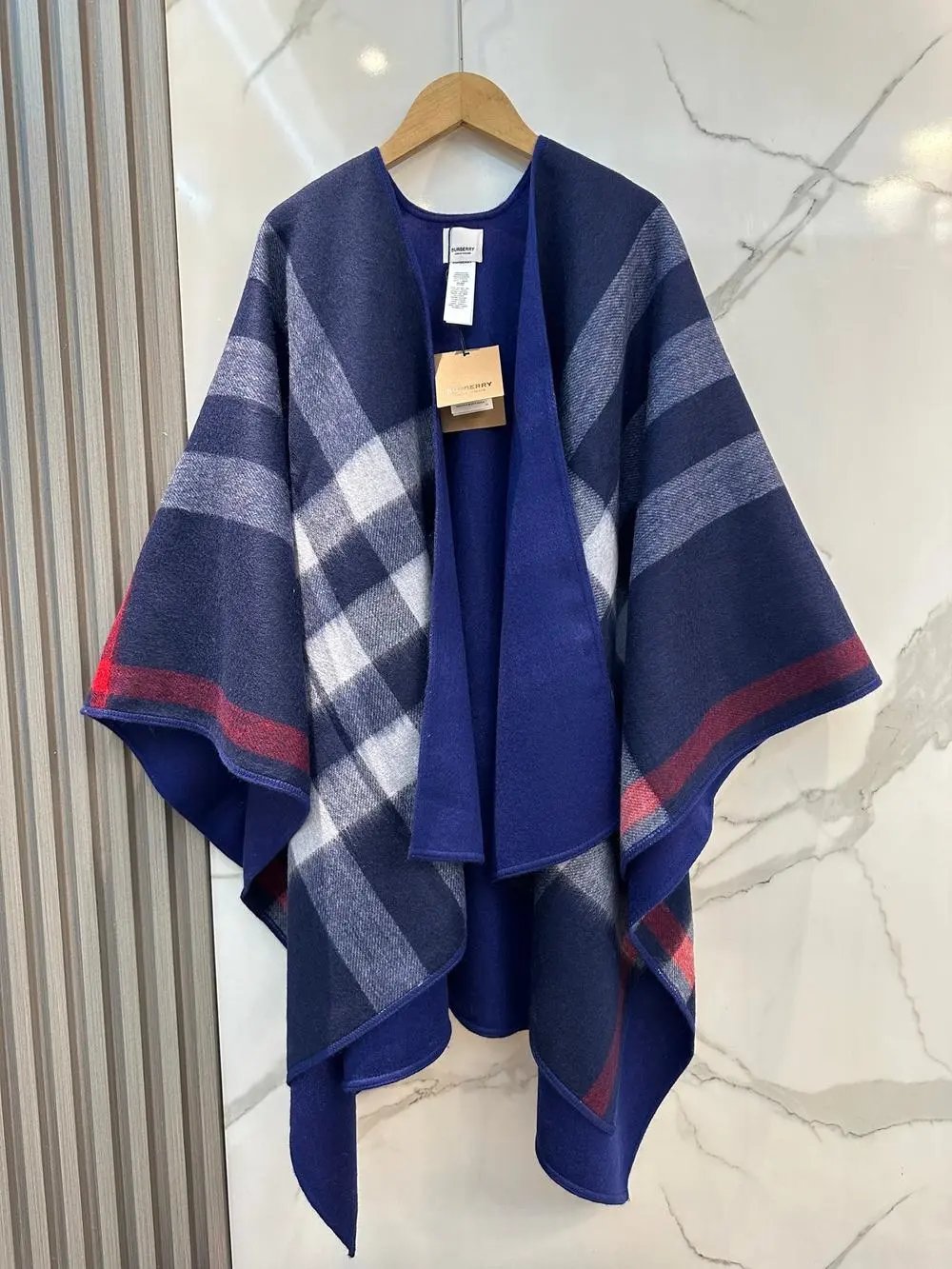 Burberry Scarves Plaid Fringed Scarf and Cape Shawl image 8