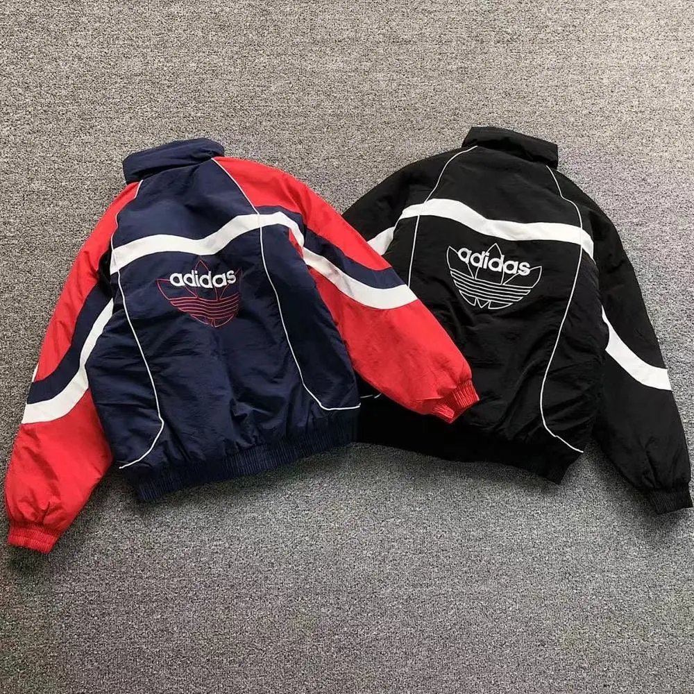 Adidas stand collar cotton jacket — W2CFinds curated find