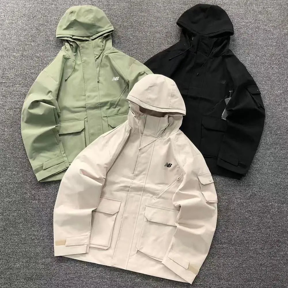 New Balance multi-pocket hooded jacket — W2CFinds curated find