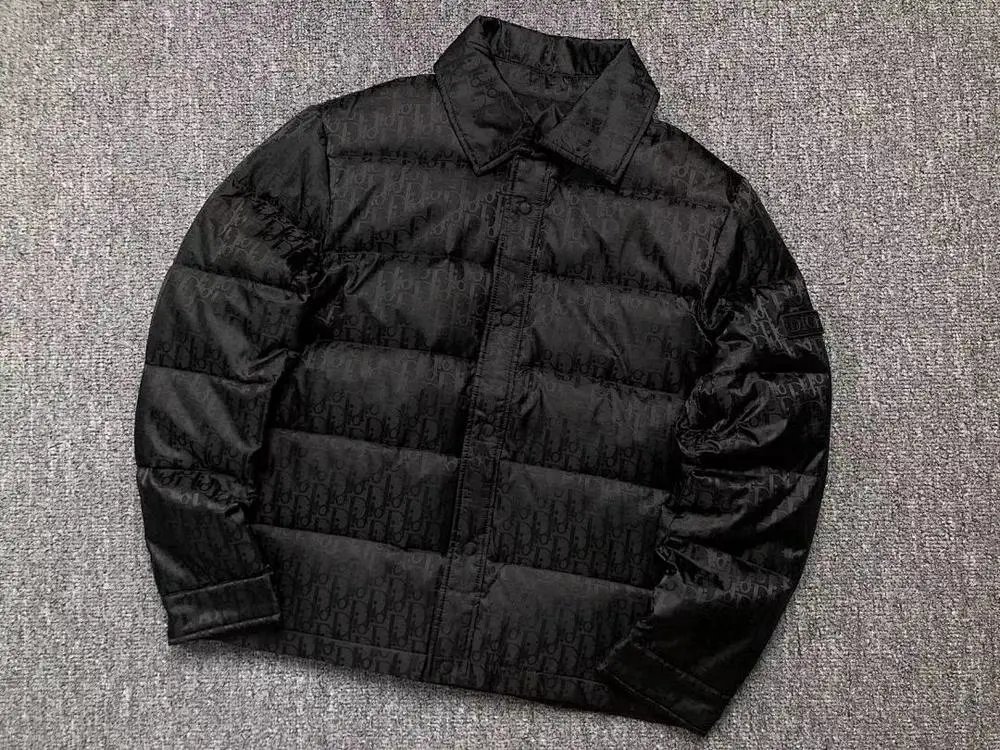 Dior Down Jackets Oblique monogram puffer jacket image 4
