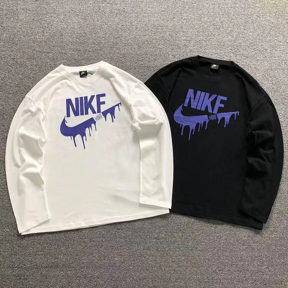 Nike purple drip logo long sleeve shirt — W2CFinds curated find