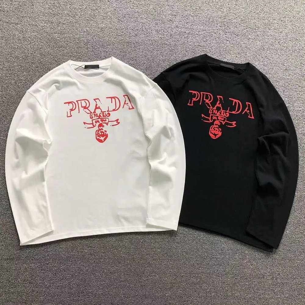 Prada red skull print long sleeve shirt — W2CFinds curated find